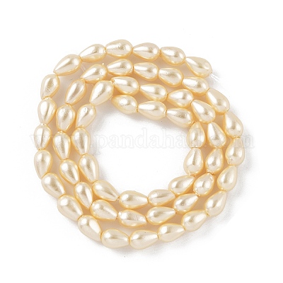 Полированные оболочки жемчужные бусины пряди BSHE-L042-A06-1