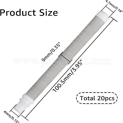 20 шт. 60-секционный фильтр для безвоздушного распылителя из нержавеющей стали 201&nbsp;FIND-FH0004-88-1