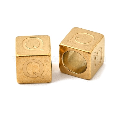 Европейские бусины из нержавеющей стали 304 STAS-D382-02Q-G-1