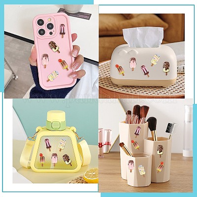 Кабошоны из прозрачной и непрозрачной смолы CRES-CJC0001-44-1