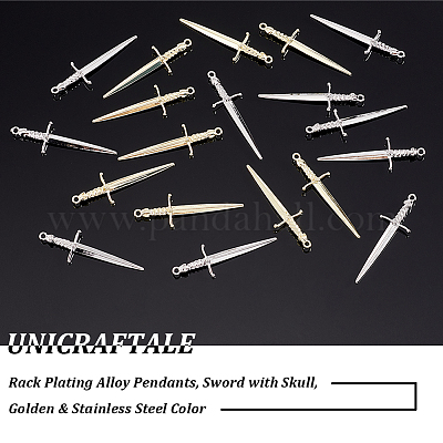 32шт 2 цвета подвески из сплава с покрытием стойки FIND-UN0001-79-1