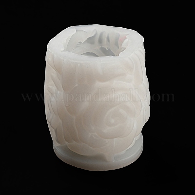 День святого Валентина 3d роза столб DIY свечи силиконовые Молды DIY-K064-03A-1