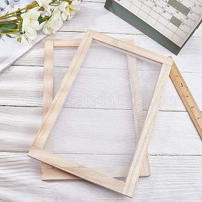 Wholesale SUPERFINDINGS 3Pcs 3 Style Wooden Paper Making