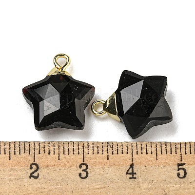 Природные подвески обсидиана G-P540-01G-11-1