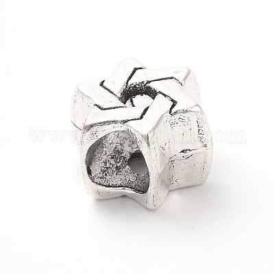 Европейские сплавочные бусины тибетского стиля  PALLOY-P293-144AS-1