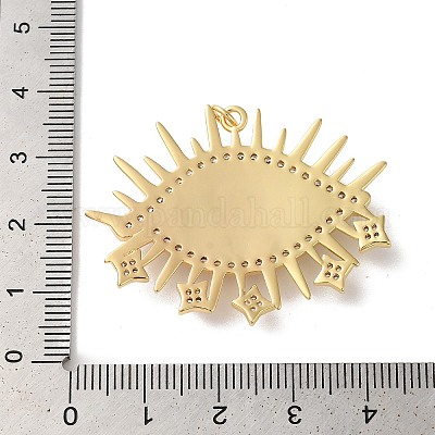 Стойки обшивки латунь кубического циркония подвески KK-G504-22G-01-1