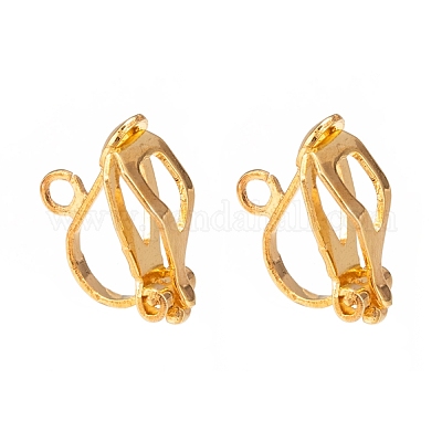 Risultati di orecchini a clip in ottone&nbsp;EC109-G-1