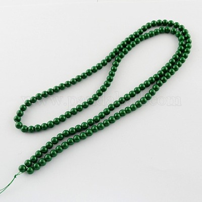 Окрашенные стеклянные бусины  X-DGLA-S071-4mm-19-1