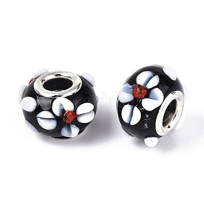 Бусины лэмпворк европейского стиля  LAMP-Q029-03K-1