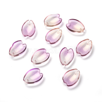 Прозрачные стеклянные подвески GLAA-B003-03-1