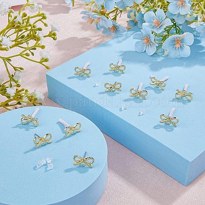 40 шт. Сплав серьги-гвоздики FIND-FH0005-80-1