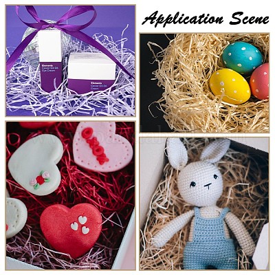 Декоративные бумажные отходы рафии упаковочный материал DIY-Q017-05-1