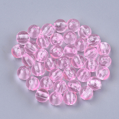 Прозрачные пластиковые бусины KY-T005-6mm-630-1