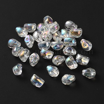 Гальванические стеклянные бусины&nbsp;EGLA-D301-001A-1