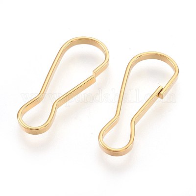 Фурнитура для застежки брелока из нержавеющей стали 304 STAS-F188-29G-1