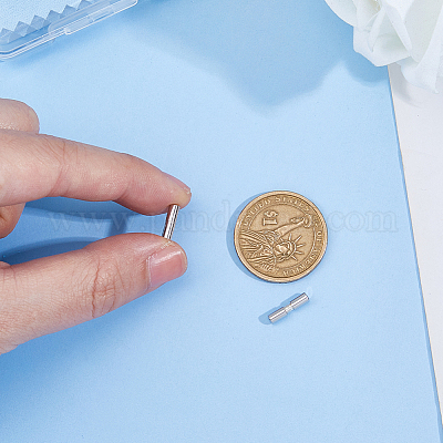 2 шт. 925 винтовые застежки из стерлингового серебра STER-DC0001-73-1