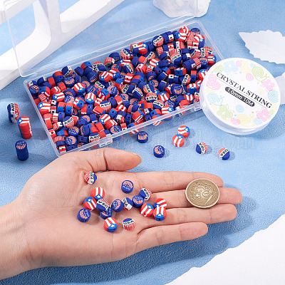 300шт 3 стиля ручной работы бусины из полимерной глины CLAY-TA0001-69-1