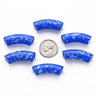 Непрозрачные акриловые бусины X-MACR-S372-001F-1