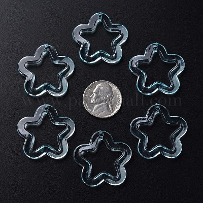 Прозрачные акриловые бусины&nbsp;MACR-S373-24-B08-1