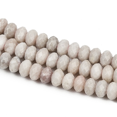 Натуральный розовый опал бусы пряди G-RM2025-C44-4x6mm-1