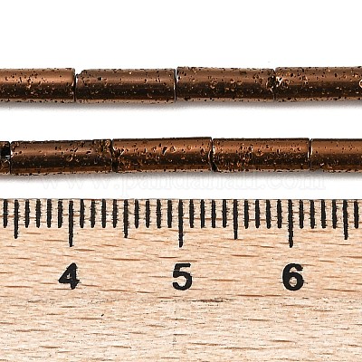 Гальванические бусины из натуральной лавы G-K388-03A-04-1