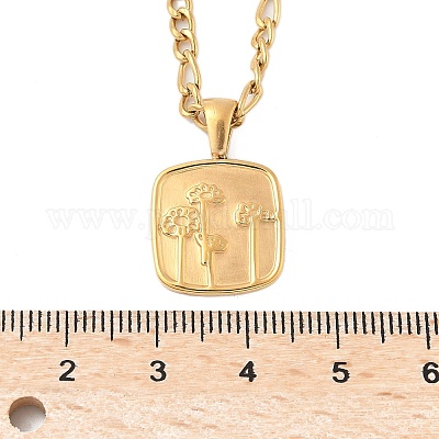 Подвески из нержавеющей стали 304 NJEW-H069-01A-G-1