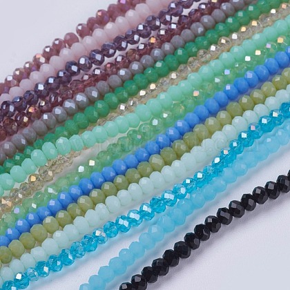 Glass Beads Strands GLAA-F076-1