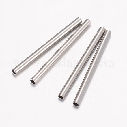 304 Stainless Steel Tube Beads STAS-G071-34P-1