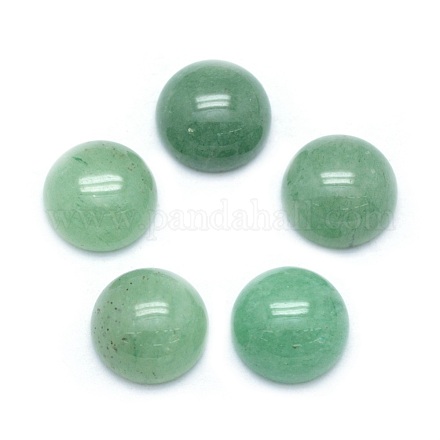 Natürlichen grünen Aventurin Cabochons G-P393-R15-10mm-1