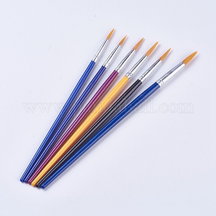 Set di pennarelli per pennelli artistici in plastica TOOL-WH0044-02-1