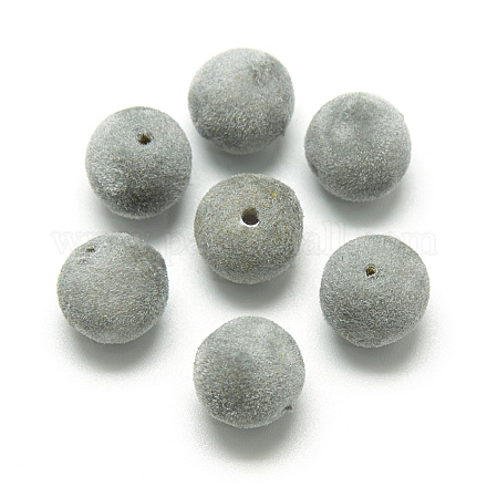 Perles acryliques flocky MACR-S270-10mm-13-1
