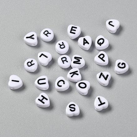 Perles acryliques de lettre MACR-MSMC001-54-1