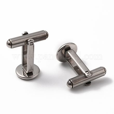 304 Stainless Steel Cuff Buttons STAS-L262-39B-P-1