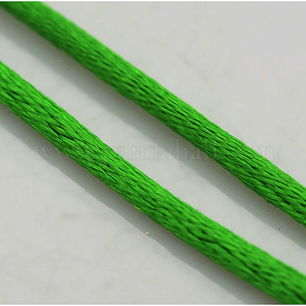 Макраме Rattail китайские шнуры узел приготовления круглый нейлон плетеный строк темы NWIR-O001-B-11-1