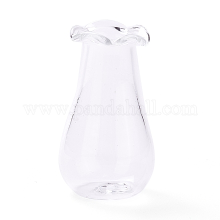 Miniature Glass Vase Ornaments AJEW-Z006-01E-1