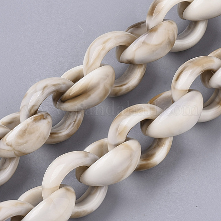 Handmade Acrylic Rolo Chains SACR-N006-012-1