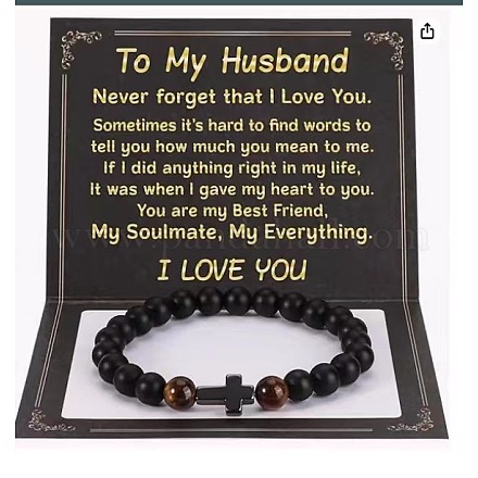 Крест натуральный тигровый глаз и матовый черный обсидиан круглые бусины эластичные браслеты для мужчин и женщин&nbsp;WG92FBF-11-1