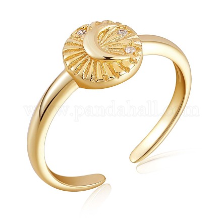 925 серебряное кольцо-манжета в форме солнца с луной для женщин JR881A-1