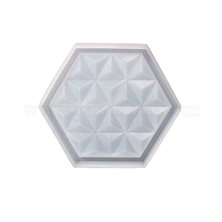 Силиконовые Молды для коврика для чашки в форме шестиугольника WG13514-03-1
