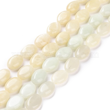 Naturali nuove perle di giada fili G-P469-09-1