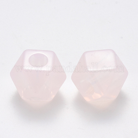 Imitation Jelly Acrylic Beads JACR-R024-02E-1