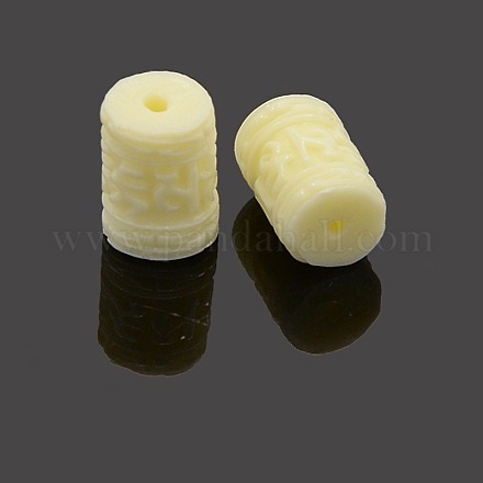 Synthetic Coral Buddhist Beads CORA-A009-A05-1