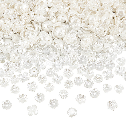 Dicosmétique 600 pièce 6 styles de bouchons de perles de fleurs OACR-DC0001-06-1
