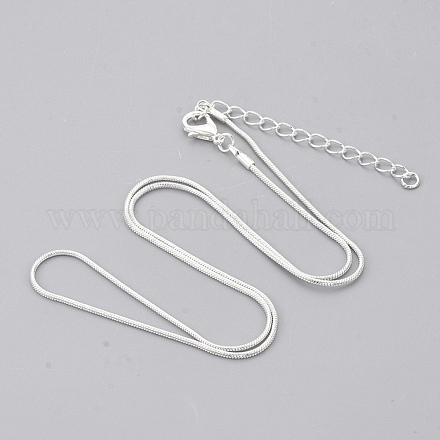 Messing Runde Schlangenkette Halskette Herstellung MAK-T006-11A-S-1