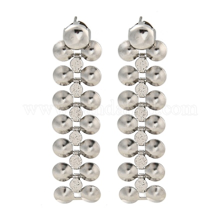 Серьги-гвоздики из нержавеющей стали 304 EJEW-S229-12P-1