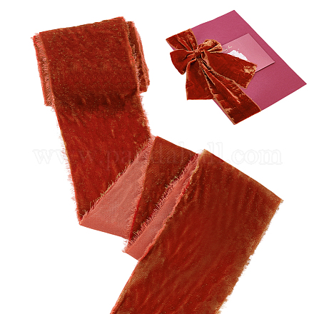 Плоские бархатные ленты OCOR-WH0078-91A-11-1