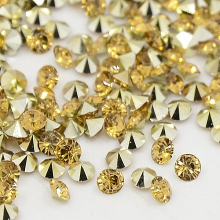 Grade AAA Pointed Back Resin Rhinestones CRES-R120-3.5mm-18-1