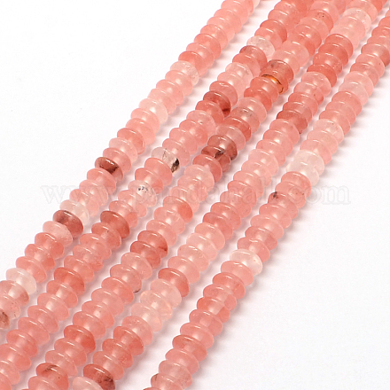 Quarzo della ciliegia fili di perle di vetro G-UK0003-05N-1