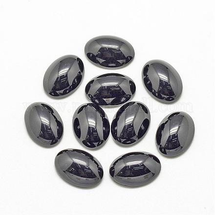 Cabochon naturali di pietra nera G-R415-14x10-46-1