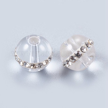 Perlas de cristal de cuarzo natural RB-P029-32-8mm-04-1